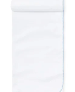 Kissy Kissy White/Blue New Premier Basics Blanket> Blankets|Smocking + Hand Embroidery