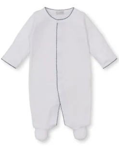 Kissy Kissy Kissy Basics Footie NEW> Footies|White Basics