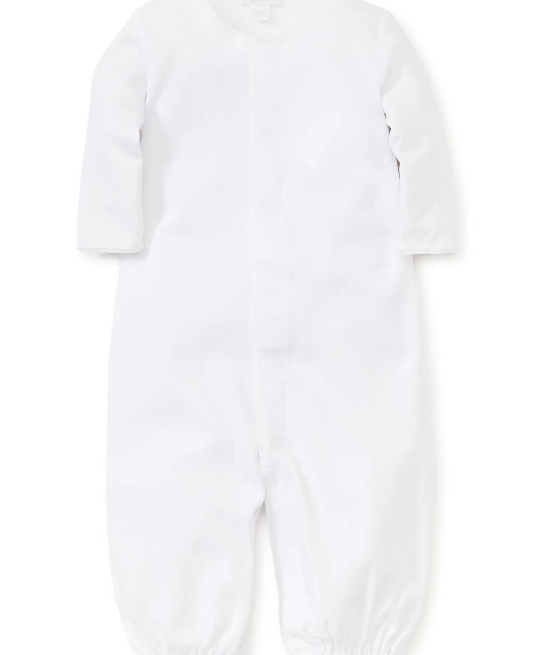 Kissy Kissy White New Premier Basics Converter Gown> Convertible Gowns|Smocking + Hand Embroidery