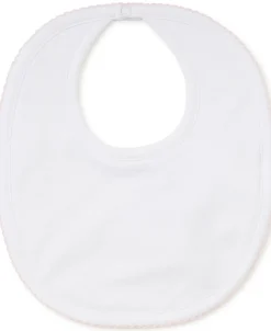 Kissy Kissy Kissy Basics Bib> Bibs|White Basics