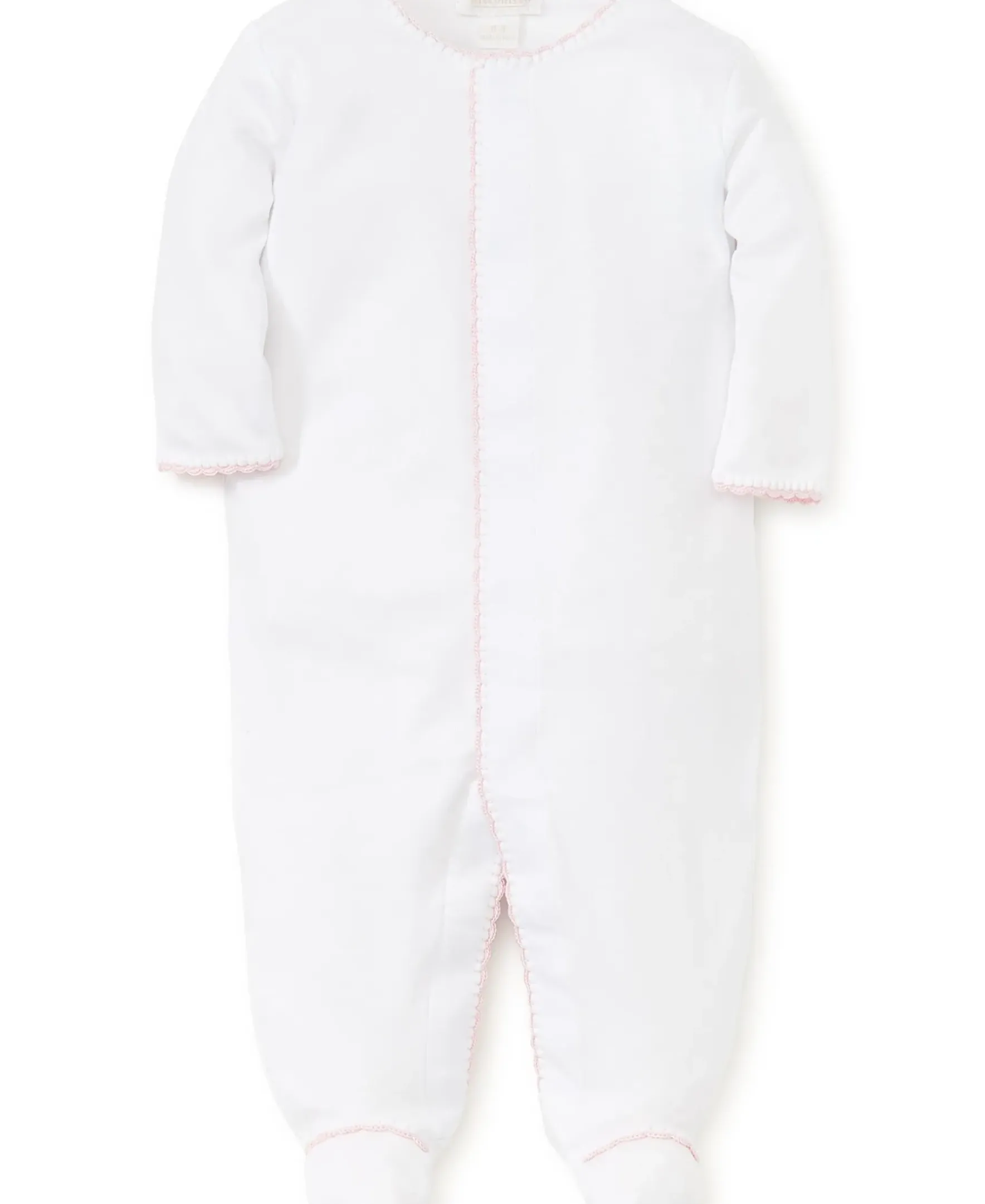 Kissy Kissy New Premier Basics Footie> Footies|Smocking + Hand Embroidery