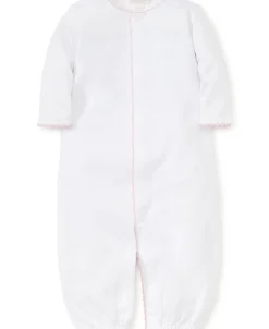 Kissy Kissy New Premier Basics Converter Gown> Smocking + Hand Embroidery|White Basics