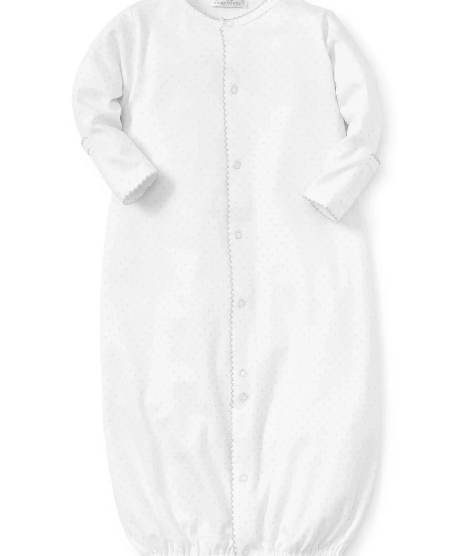 Kissy Kissy New Kissy Dots Print Converter Gown> Convertible Gowns|White Basics