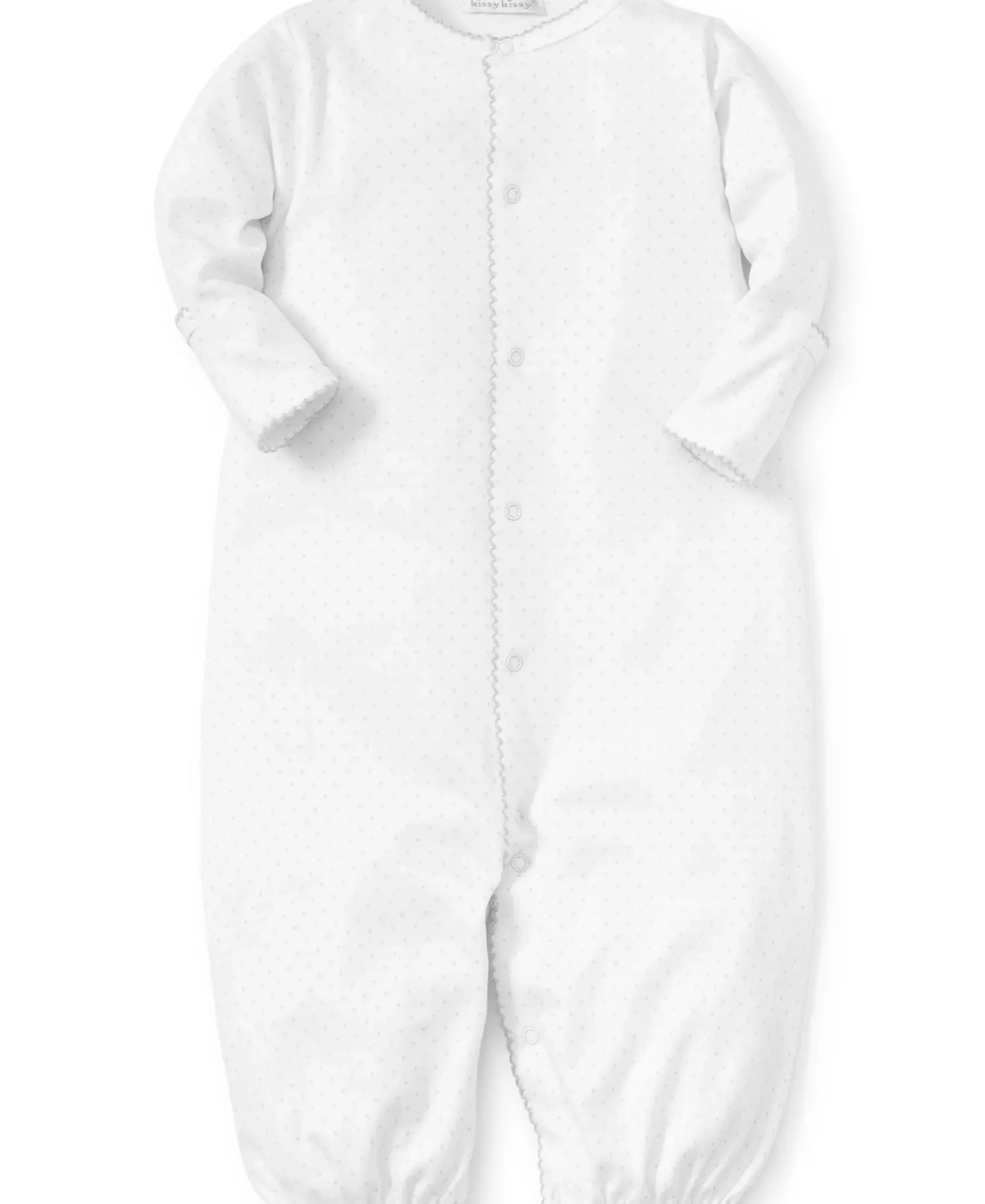 Kissy Kissy New Kissy Dots Print Converter Gown> Convertible Gowns|White Basics